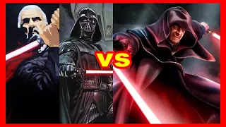 Versus Series: Count Dooku and Darth Vader Vs. Darth Sidious