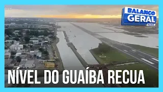 Nível do Guaíba começa a recuar em Porto Alegre, mas situação ainda preocupa