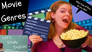 Movie Genres: Talk about 15 types of movies in English. Learn film vocabulary!  /  15のタイプの映画を英語で話す