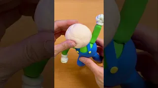 #Luigi speed build 💨 #mario #airdough #clayart #sculpt