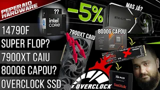 Resumão – RTX 4070 Super flop? / RX 7900XT caiu / APU 8000G nerfando SSD e GPU / Overclock em SSD?