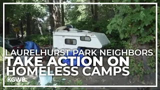 Neighbors around Laurelhurst Park employ lawyer to force action on homeless camps