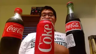 Mexican Coca-Cola vs New Coke vs American Coca-Cola taste test Part 1: The Savoring