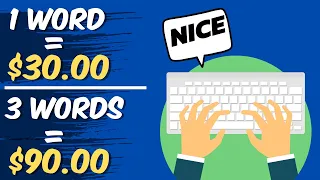 GET PAID $30 Per Word You Type Easily ! (Make Money Online 2023)