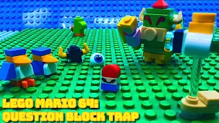 LEGO Mario 64: Question Mark Block Trap | Stop Motion Animation Ⓜ️❔🧢