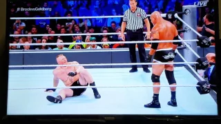 Goldberg vs Brock Lesnar Survivor Series 2016 Voice over Reaction!