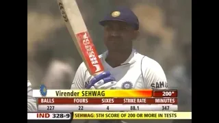 Virender Sehwag 201* vs Sri Lanka 2nd Test 2008 @ Galle (Extended)