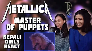 NEPALI GIRLS REACT | METALLICA REACTION | MASTER OF PUPPETS LIVE...WHAT AN AMAZING SONG!!!!