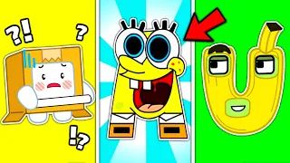 FUNNY ALPHABET LORE ANIMATED MEMES *TRY NOT TO LAUGH* (RAINBOW FRIENDS, LANKYBOX, & MORE)