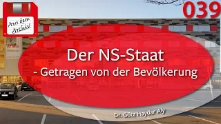 Der NS-Staat: Getragen von der Bevölkerung -  Dr. Götz Aly, 16.02.2009 | AusdemArchiv (039)