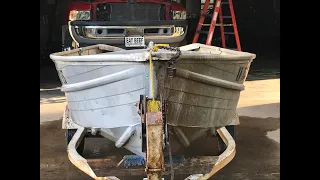 Making a 60 year old aluminum boat look like new!!