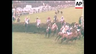 RUNNING OF THE 128TH GRAND NATIONAL - IN COLOUR