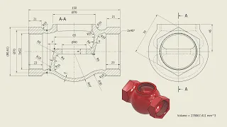 Tutorial Inventor - 292 RETENTION VALVE BODY (TCS-09)