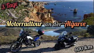 Motorradtour an der Algarve, Portugals sonniger Süden.