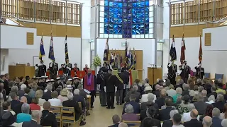 Falklands War (40th anniversary) Memorial service (12) (UK) - ITV News - 12 June 2022