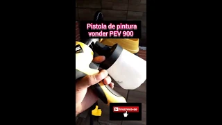 Pistola de pintura  vonder PEV 900 testando