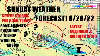 Sunday weather forecast! 8/28/22 BIG UPDATE on the tropics! Hurricane season uptick coming. Latest!