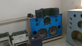 jbl 4355 full active with Crown studio refference