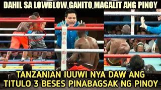 🇵🇭 Ganito Magalit Ang Pinoy Tanzanian 3 Beses Pinabagsak Round 2 Tapos Ang Laban