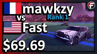 mawkzy (Rank 1) vs Fast (12 yr old) | Rocket League 1v1 Showmatch