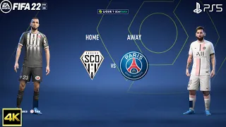 FIFA 22 | Angers Vs PSG | Ligue 1 2021/22 | 4k Gameplay