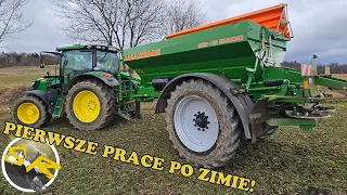 Jedno mrugnięcie i już nie jestem gospodarzem na swojej ziemi - John Deere 6130R Amazone ZGB 5500.