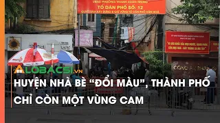 Huyện Nhà Bè "đổi màu", thành phố chỉ còn 1 vùng cam