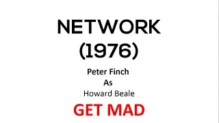 Network (1976) Movie | GET MAD!! | "I'm as mad as hell".