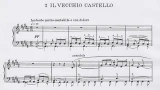 Modest Mussorgsky: Il vecchio castello / „Pictures at an Exhibition” (audio + sheet music) [Thurzó]