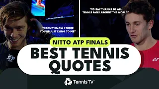 Djokovic & His Kids, Nadal Looks To 2023 & Rublev Popularity | Nitto ATP Finals 2022 Best Quotes