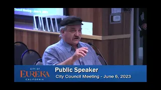 In Front of City Council, Eureka Man Advocates to "Pork [His] Wife in the Butt"