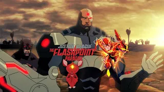 Batman, Flash and Cyborg finds Superman | Justice League Flashpoint Paradox (2013)