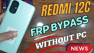 Redmi 12c Frp Bypass Miui 13 Without Pc | All Xiaomi MIUI 14 FRP BYPASS
