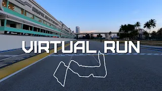 Treadmill Virtual Run [4K] - Singapore F1 Marina Bay Street Circuit