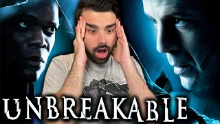 UNBREAKABLE IS A SUPERHERO FILM?!? Unbreakable Movie Reaction! DID NOT SEE THE TWIST COMING