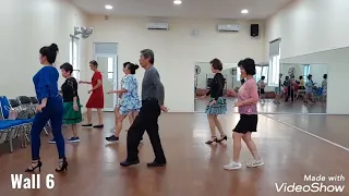 心雨 Xin Yu - Demo- Line Dance- Choreo by Heru Tian/@ Abun dance group