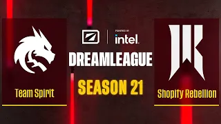 Dota2 - Team Spirit vs Shopify Rebellion - Game 3 - DreamLeague Season 21 - Playoffs