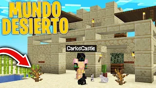 Sobrevivo en Minecraft pero en un Mundo de DESIERTO! 😱 ¿Sobreviviré?