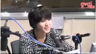 [ENG SUB] 20131018 Boom's Youngstreet - Taemin's heart is 100% leaning to Naeun?