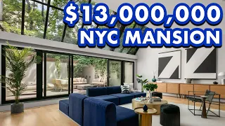 STUNNING $13 MILLION NYC MANSION / 2 CAR GARAGE - 196 W Houston St