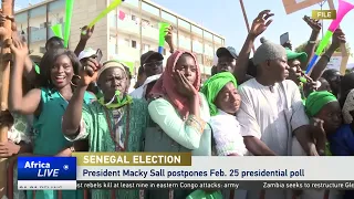 Senegal's President Macky Sall postpones country's presidential poll