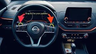 How to use the Paddle Shifters on a 2020 Nissan Altima SR ( CVT Transmission )