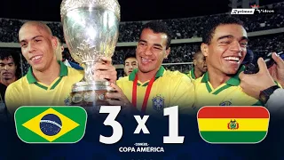 Brasil 3 x 1 Bolivia ● 1997 Copa América Final Extended Goals & Highlights HD