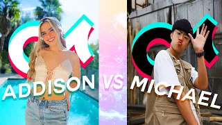 Addison Rae vs Michael Le | TikTok Dances Compilation (October 2020)