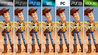 Toy Story 3 | PSP vs DS vs Wii vs PS2 vs Xbox 360 vs PS3 vs PC | Graphics Comparison