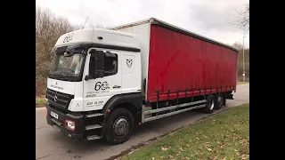 57 PLATE MERCEDES AXOR 2533 26T 6X2 CURTAINSIDER FOR SALE