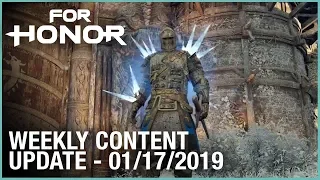 For Honor: Week 01/17/2019 | Weekly Content Update | Ubisoft [NA]