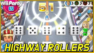 Wii Party U Highway Rollers gameplay (Tyrone vs Paula vs Skip vs Giulia, Expert Com) | AlexGamingTV