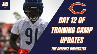 Chicago Bears Defense DOMINATES During Day 12 of Training Camp