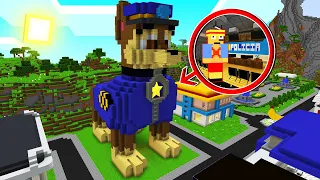 ESCAPAMOS DE LA PRISION SECRETA DE CHASE DE PAW PATROL EN MINECRAFT 😱